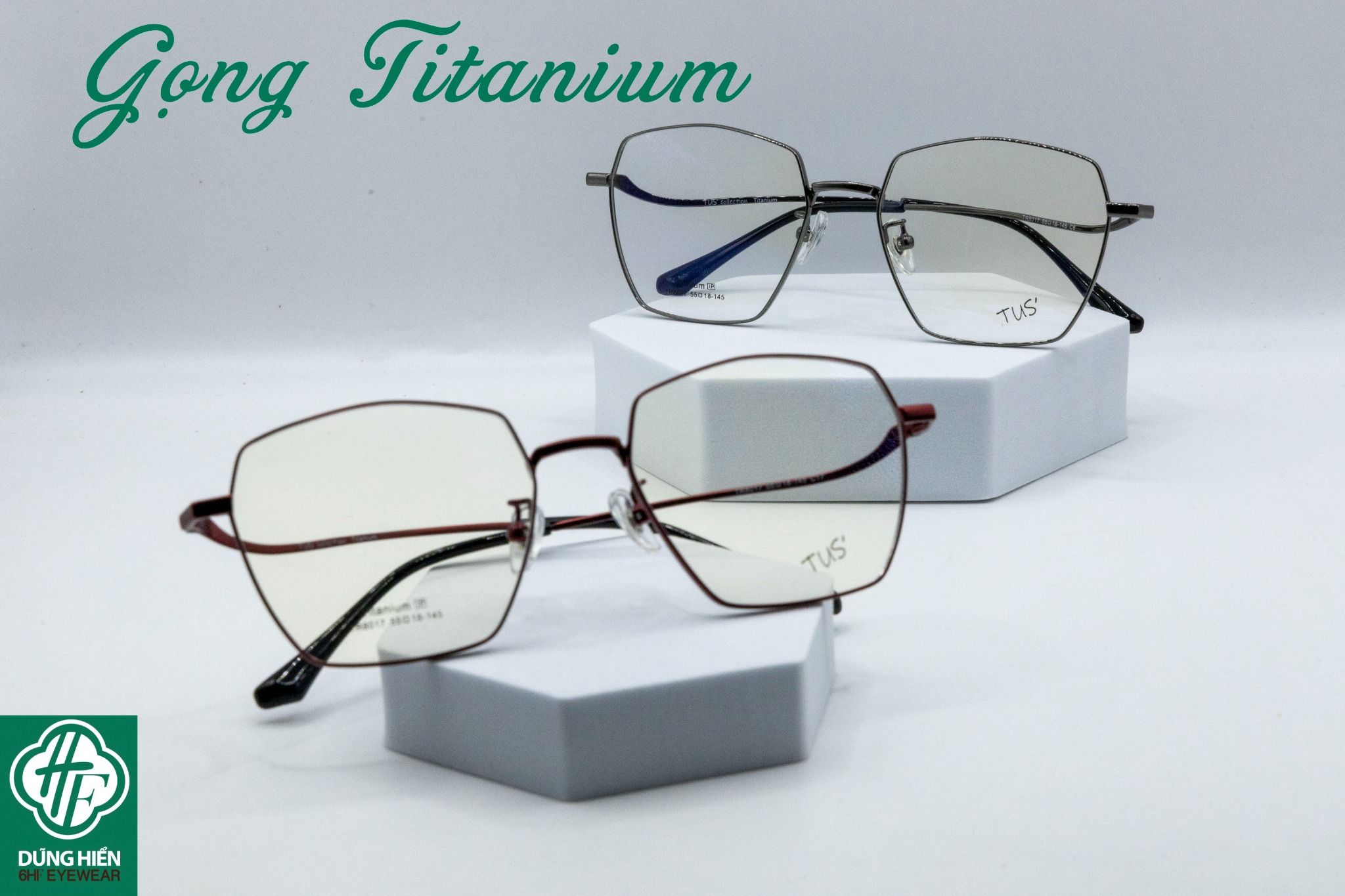  TR 8017 #Gọng xi 50% titanium 