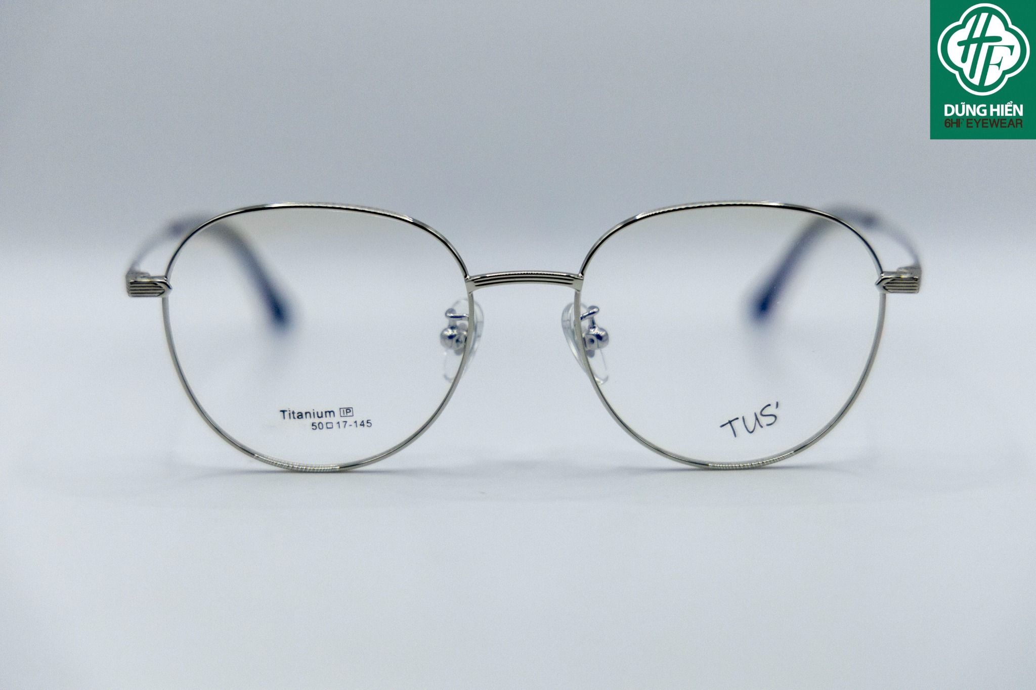  TR 8058 #Gọng xi 50% titanium frame : tròn round 