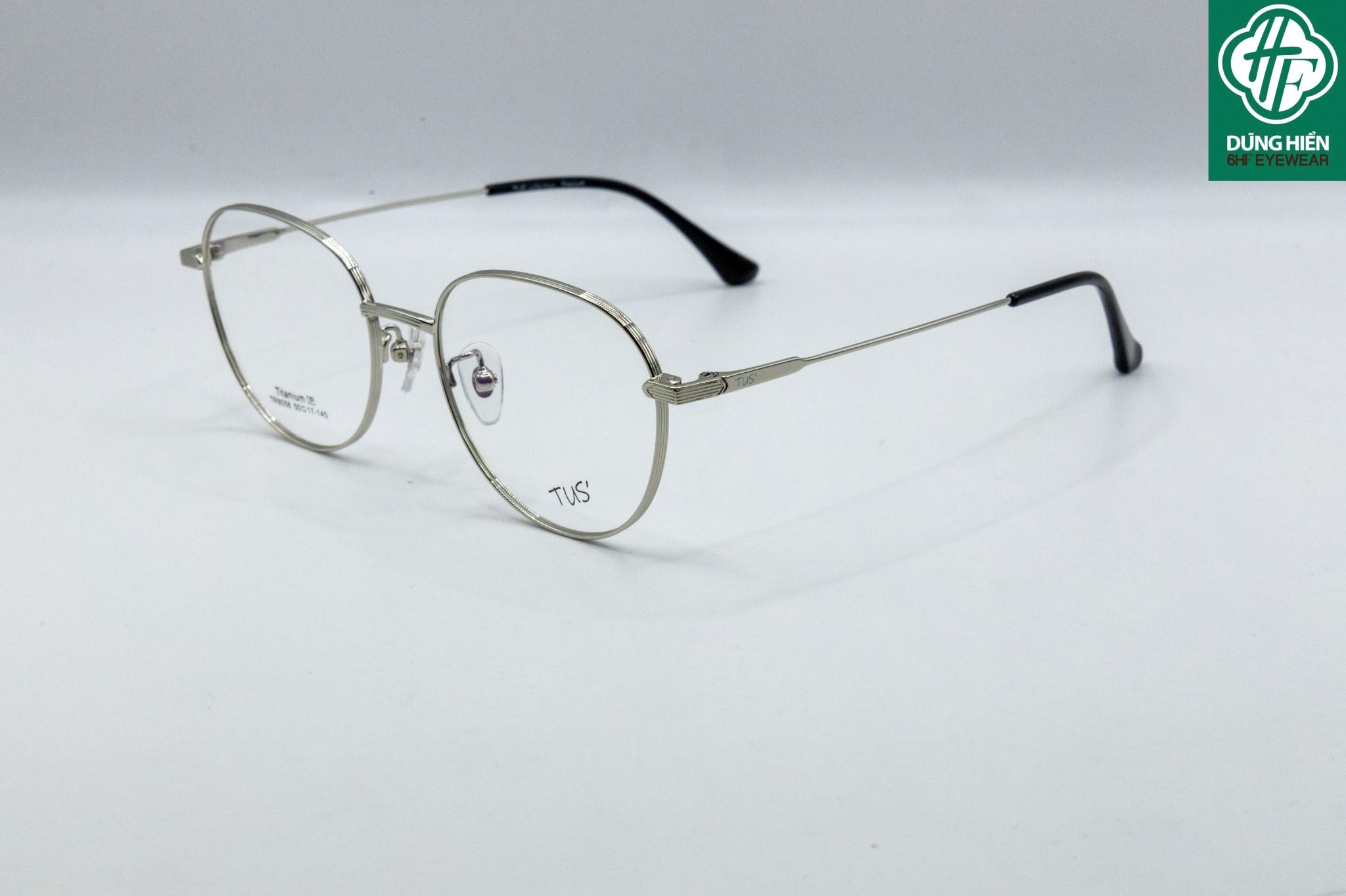  TR 8058 #Gọng xi 50% titanium frame : tròn round 