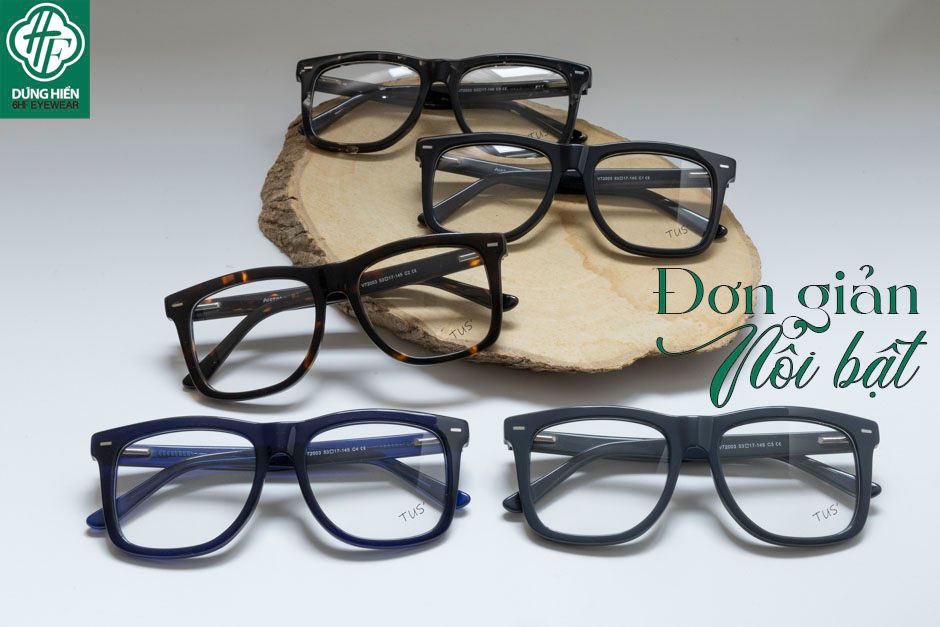  TUS'  V72003  # Gọng nhựa Acetate optical frame 