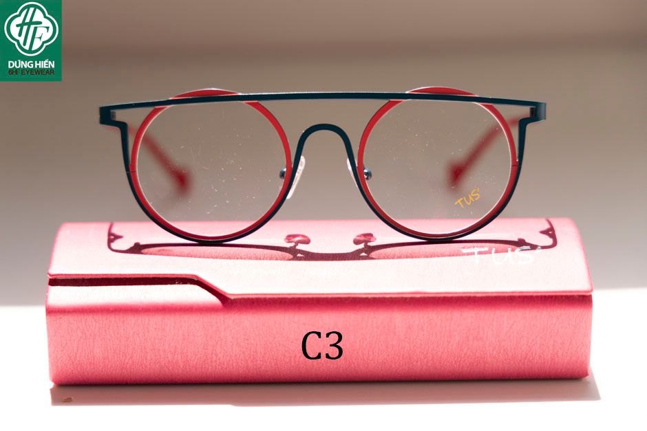  Vivid- 23208 #Gọng TUS' Alloy Eyewear:  Độ Lạ - Unique Mini 