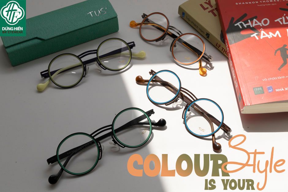  Vivid- 23209 #Gọng TUS' Alloy Eyewear:  Độ Lạ - Unique Mini 