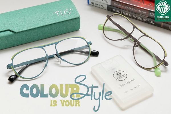  Vivid- 23211 #Gọng TUS' Alloy Eyewear:  Độ Lạ - Unique Mini 