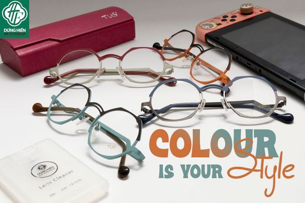  Vivid- 23212 #Gọng TUS' Alloy Eyewear:  Độ Lạ - Unique Mini 