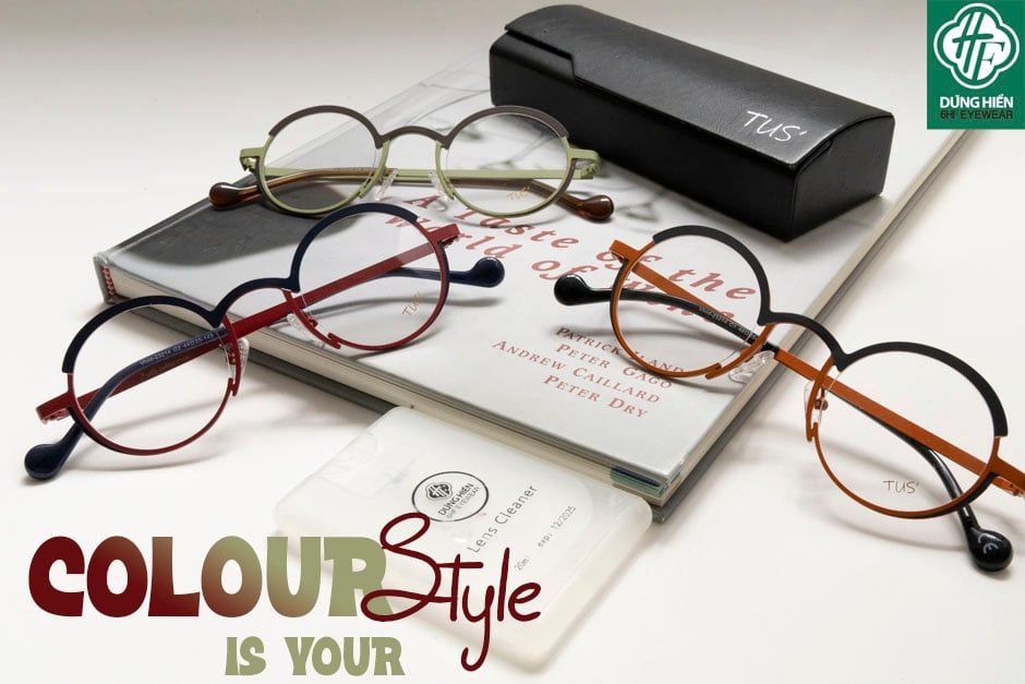 Vivid- 23214 #TUS' Gọng hợp kim alloy  Eyeglasses ( độ lạ - unique) 