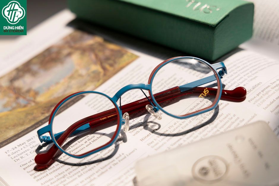  Vivid- 23215 #TUS' Gọng hợp kim alloy  Eyeglasses ( độ lạ - unique) 