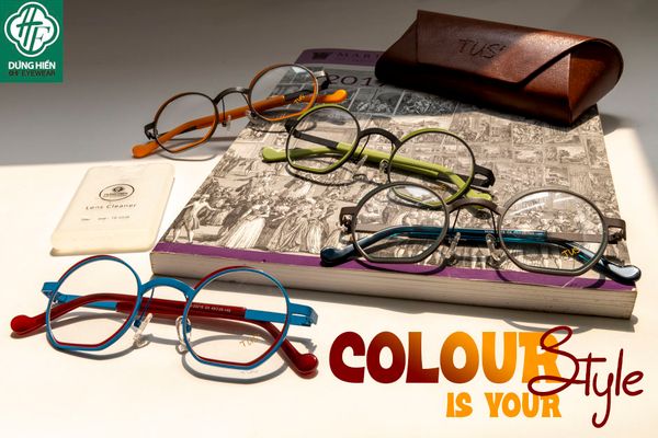  Vivid- 23215 #TUS' Gọng hợp kim alloy  Eyeglasses ( độ lạ - unique) 