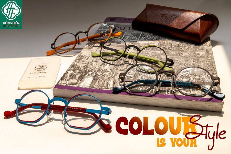  Vivid- 23215 #TUS' Gọng hợp kim alloy  Eyeglasses ( độ lạ - unique) 