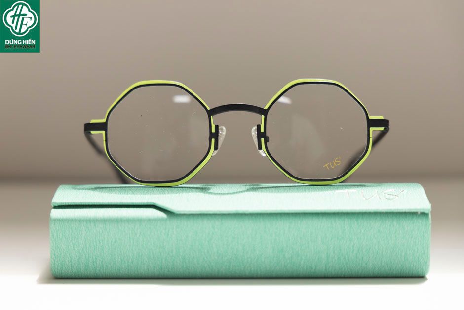  Vivid 23216 #TUS' Gọng hợp kim hạn chế  rỉ sét - stainless steel  Eyeglasses ( độ lạ - unique) mini 