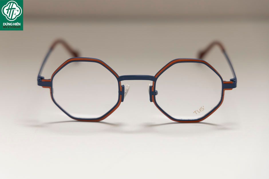  Vivid 23216 #TUS' Gọng hợp kim hạn chế  rỉ sét - stainless steel  Eyeglasses ( độ lạ - unique) mini 