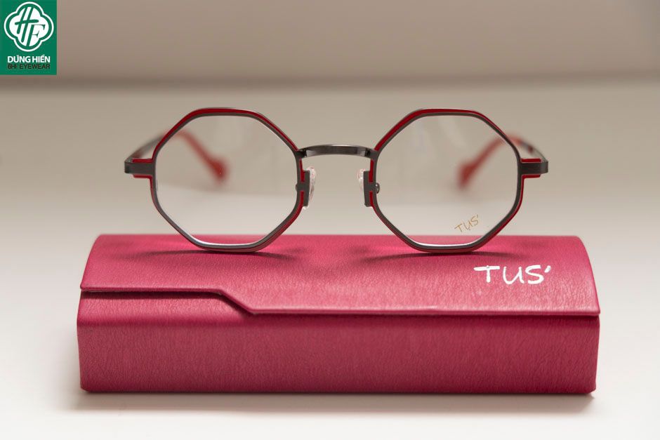  Vivid 23216 #TUS' Gọng hợp kim hạn chế  rỉ sét - stainless steel  Eyeglasses ( độ lạ - unique) mini 