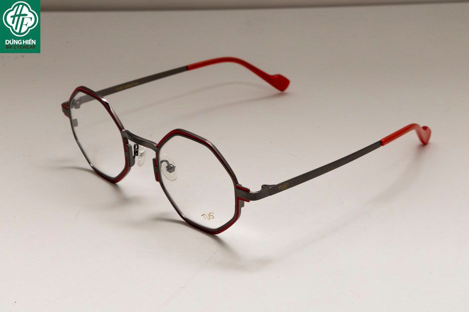  Vivid 23216 #TUS' Gọng hợp kim hạn chế  rỉ sét - stainless steel  Eyeglasses ( độ lạ - unique) mini 