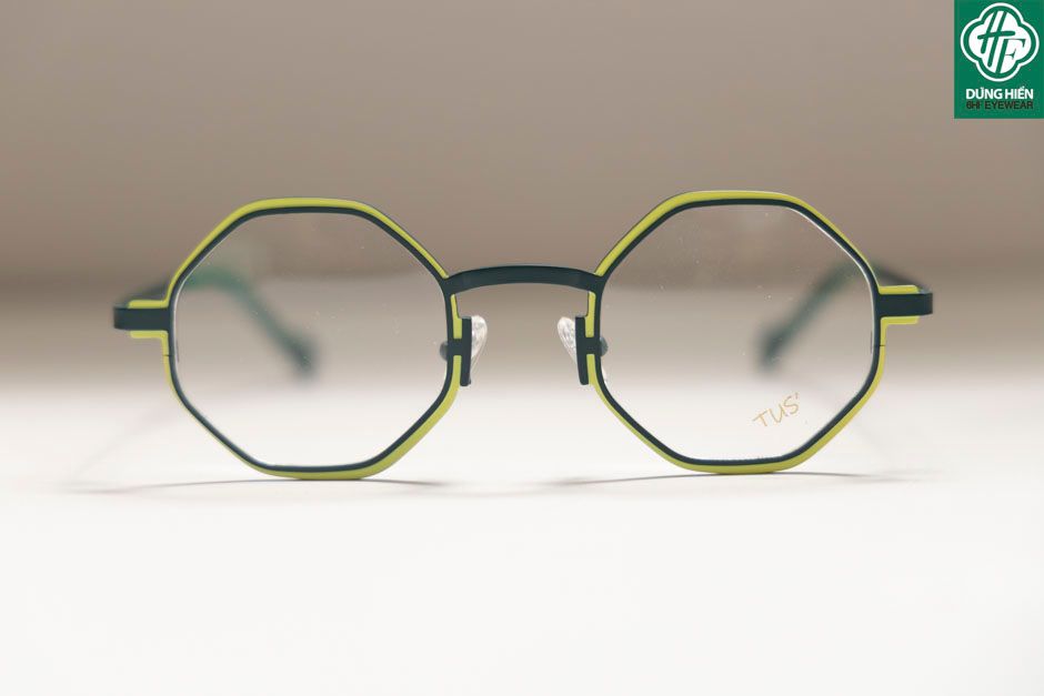  Vivid 23216 #TUS' Gọng hợp kim hạn chế  rỉ sét - stainless steel  Eyeglasses ( độ lạ - unique) mini 