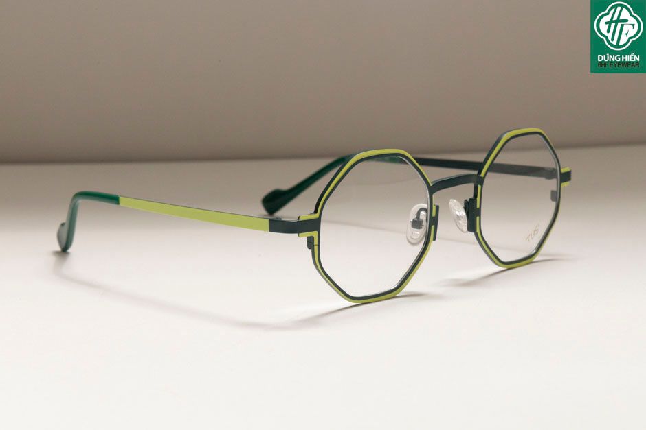  Vivid 23216 #TUS' Gọng hợp kim hạn chế  rỉ sét - stainless steel  Eyeglasses ( độ lạ - unique) mini 