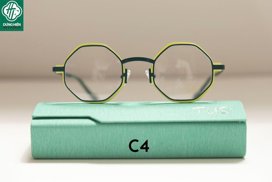  Vivid 23216 #TUS' Gọng hợp kim hạn chế  rỉ sét - stainless steel  Eyeglasses ( độ lạ - unique) mini 