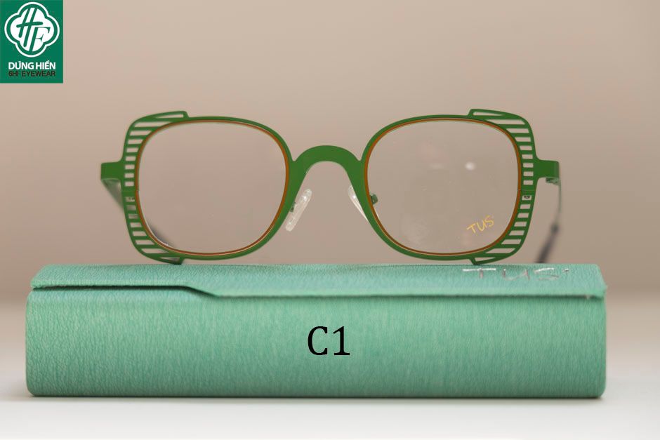  Vivid- 23218 #TUS' Gọng hợp kim hạn chế  rỉ sét - stainless steel  Eyeglasses ( độ lạ - unique) 