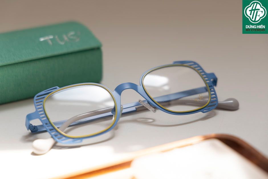  Vivid- 23218 #TUS' Gọng hợp kim hạn chế  rỉ sét - stainless steel  Eyeglasses ( độ lạ - unique) 