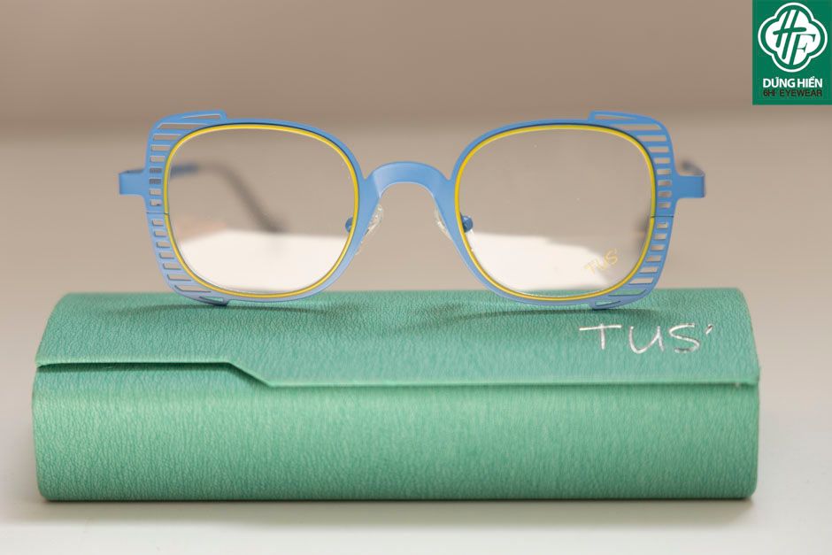  Vivid- 23218 #TUS' Gọng hợp kim hạn chế  rỉ sét - stainless steel  Eyeglasses ( độ lạ - unique) 