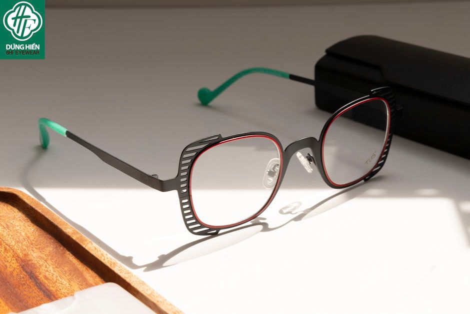  Vivid- 23218 #TUS' Gọng hợp kim hạn chế  rỉ sét - stainless steel  Eyeglasses ( độ lạ - unique) 