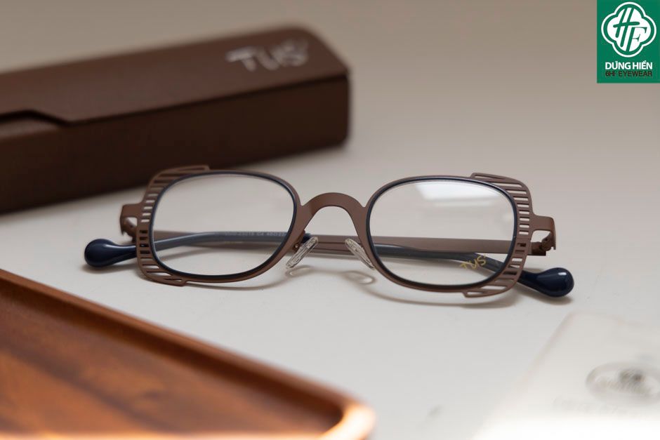  Vivid- 23218 #TUS' Gọng hợp kim hạn chế  rỉ sét - stainless steel  Eyeglasses ( độ lạ - unique) 