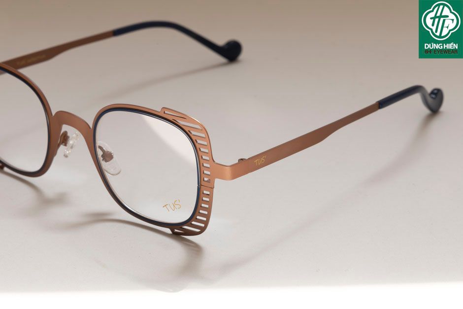  Vivid- 23218 #TUS' Gọng hợp kim hạn chế  rỉ sét - stainless steel  Eyeglasses ( độ lạ - unique) 