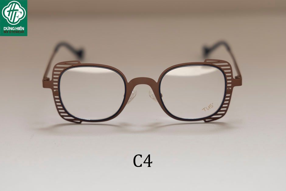  Vivid- 23218 #TUS' Gọng hợp kim hạn chế  rỉ sét - stainless steel  Eyeglasses ( độ lạ - unique) 