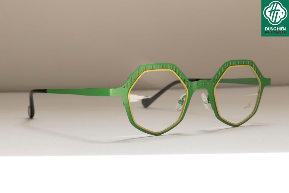  Vivid- 23220 #TUS' Gọng hợp kim hạn chế  rỉ sét - stainless steel  Eyeglasses ( độ lạ - unique) 