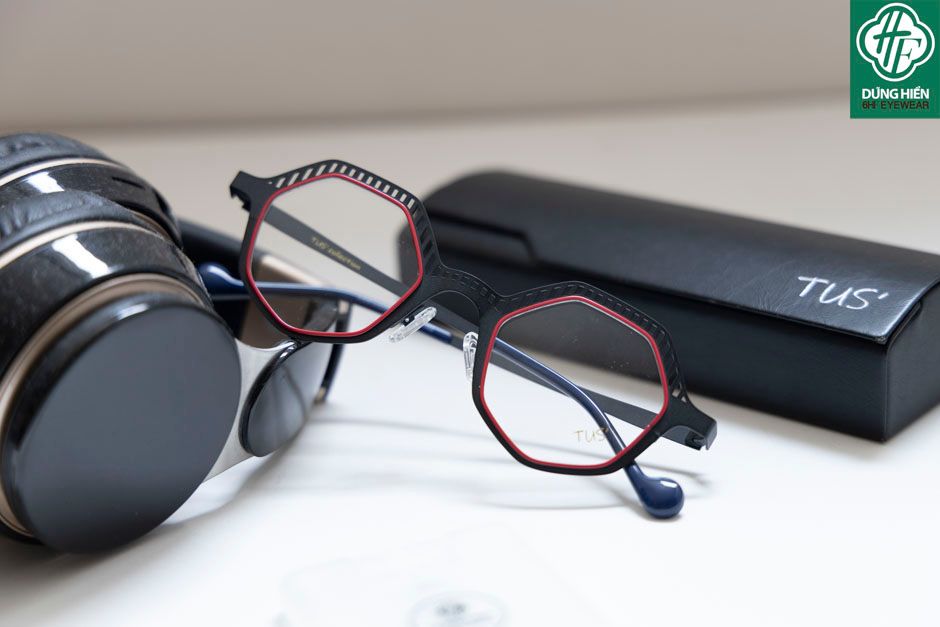  Vivid- 23220 #TUS' Gọng hợp kim hạn chế  rỉ sét - stainless steel  Eyeglasses ( độ lạ - unique) 