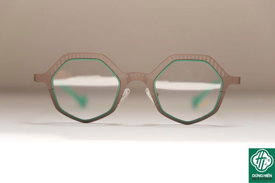  Vivid- 23220 #TUS' Gọng hợp kim hạn chế  rỉ sét - stainless steel  Eyeglasses ( độ lạ - unique) 