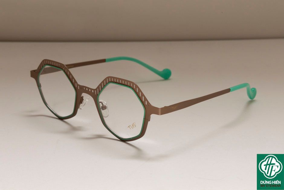  Vivid- 23220 #TUS' Gọng hợp kim hạn chế  rỉ sét - stainless steel  Eyeglasses ( độ lạ - unique) 