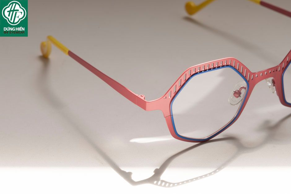  Vivid- 23220 #TUS' Gọng hợp kim hạn chế  rỉ sét - stainless steel  Eyeglasses ( độ lạ - unique) 