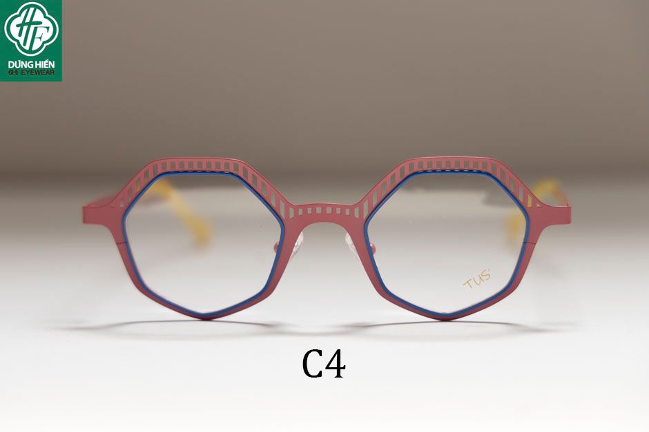  Vivid- 23220 #TUS' Gọng hợp kim hạn chế  rỉ sét - stainless steel  Eyeglasses ( độ lạ - unique) 