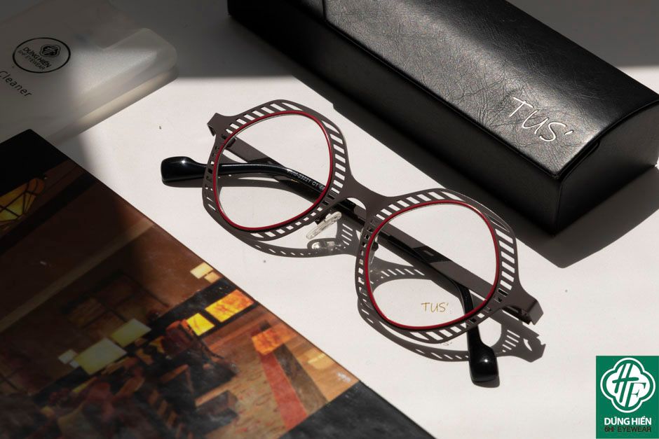  Vivid- 23221 #Gọng TUS' Alloy Eyewear:  Độ Lạ - Unique Mini 