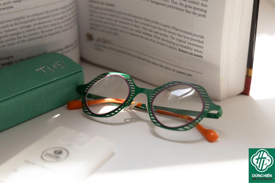  Vivid- 23221 #Gọng TUS' Alloy Eyewear:  Độ Lạ - Unique Mini 