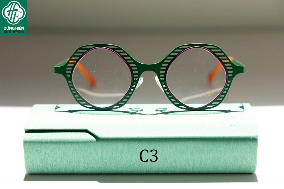  Vivid- 23221 #Gọng TUS' Alloy Eyewear:  Độ Lạ - Unique Mini 