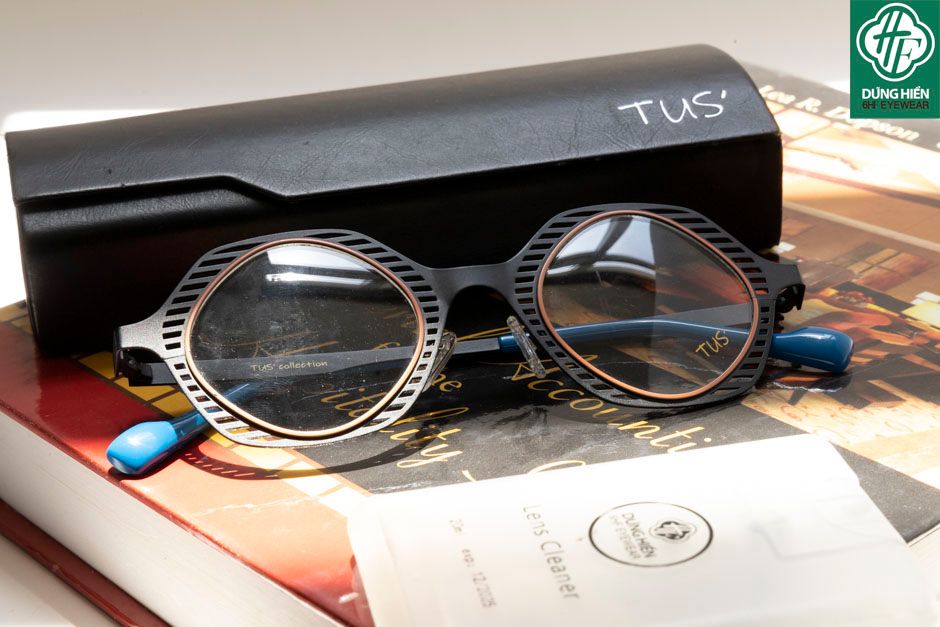  Vivid- 23221 #Gọng TUS' Alloy Eyewear:  Độ Lạ - Unique Mini 