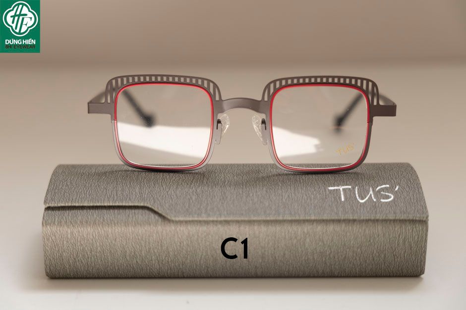  Vivid- 23223 #TUS' Gọng hợp kim hạn chế  rỉ sét - stainless steel  Eyeglasses ( độ lạ - unique) 