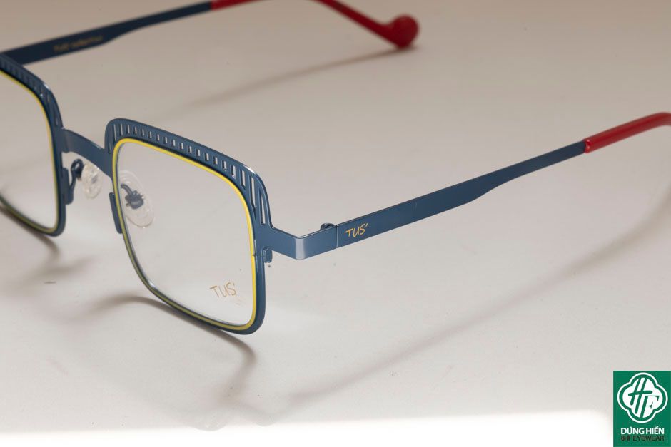  Vivid- 23223 #TUS' Gọng hợp kim hạn chế  rỉ sét - stainless steel  Eyeglasses ( độ lạ - unique) 
