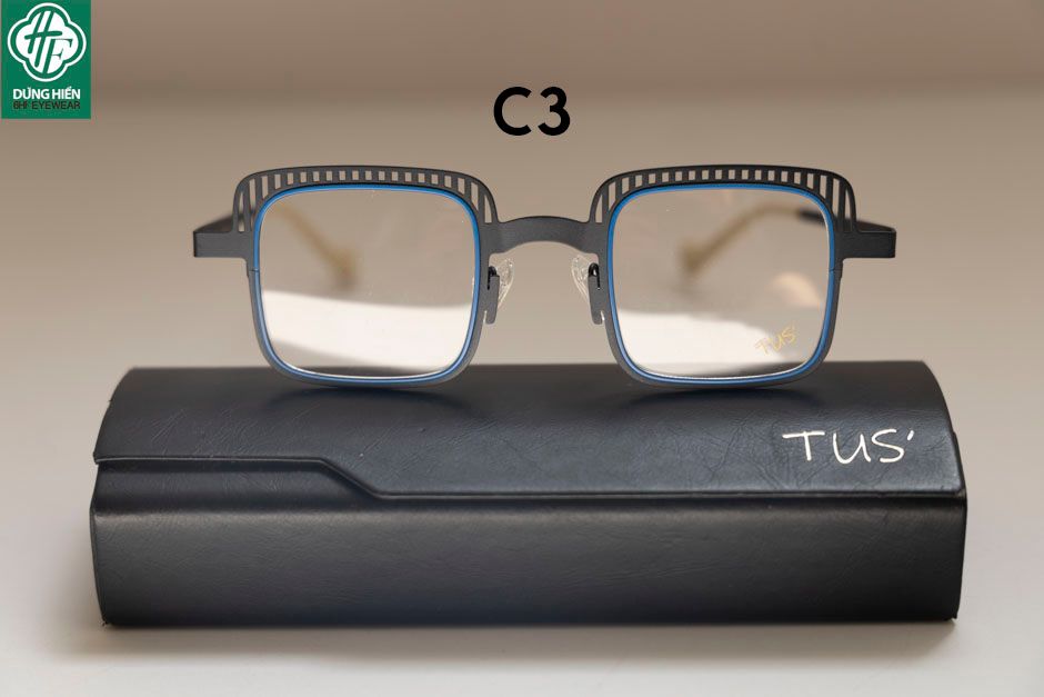 Vivid- 23223 #TUS' Gọng hợp kim hạn chế  rỉ sét - stainless steel  Eyeglasses ( độ lạ - unique) 