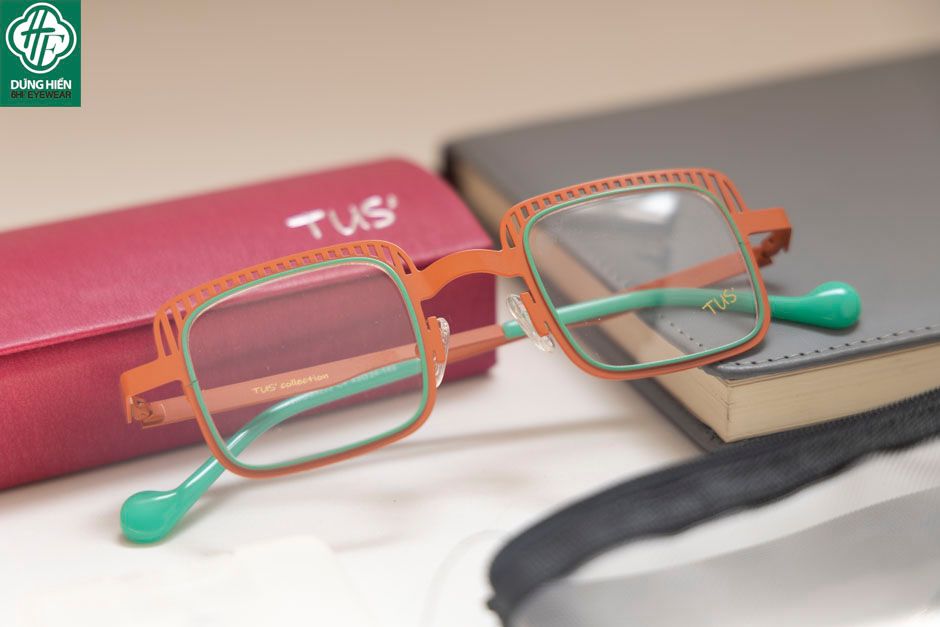 Vivid- 23223 #TUS' Gọng hợp kim hạn chế  rỉ sét - stainless steel  Eyeglasses ( độ lạ - unique) 