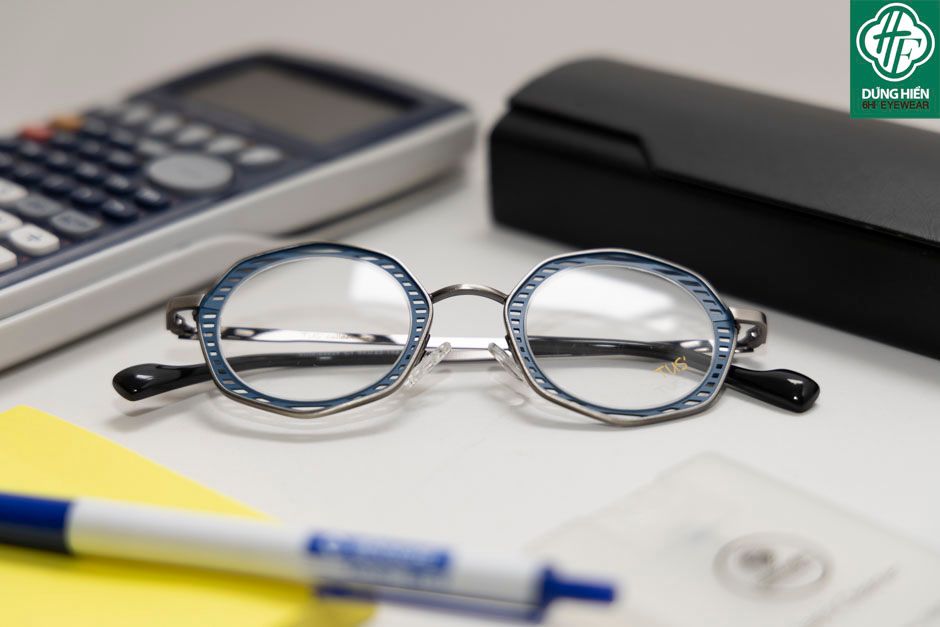  Vivid- 23224 #TUS' Gọng hợp kim hạn chế  rỉ sét - stainless steel  Eyeglasses ( độ lạ - unique) 