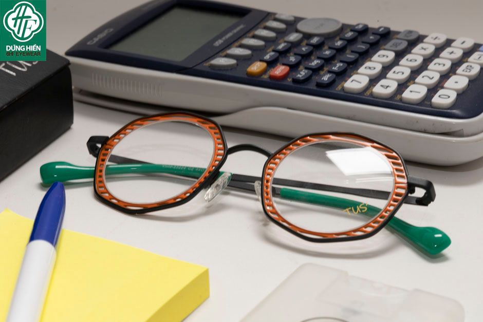  Vivid- 23224 #TUS' Gọng hợp kim hạn chế  rỉ sét - stainless steel  Eyeglasses ( độ lạ - unique) 