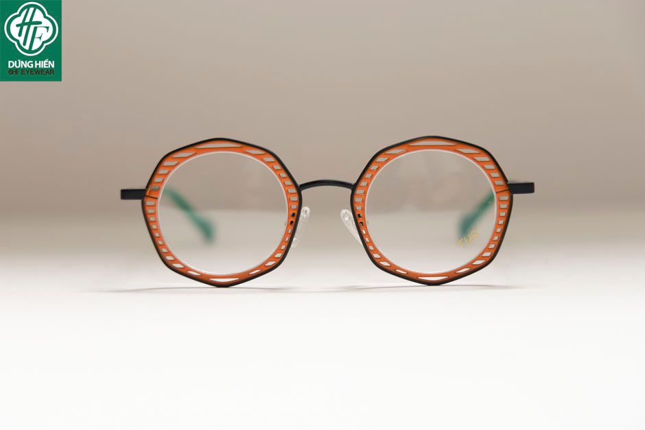  Vivid- 23224 #TUS' Gọng hợp kim hạn chế  rỉ sét - stainless steel  Eyeglasses ( độ lạ - unique) 
