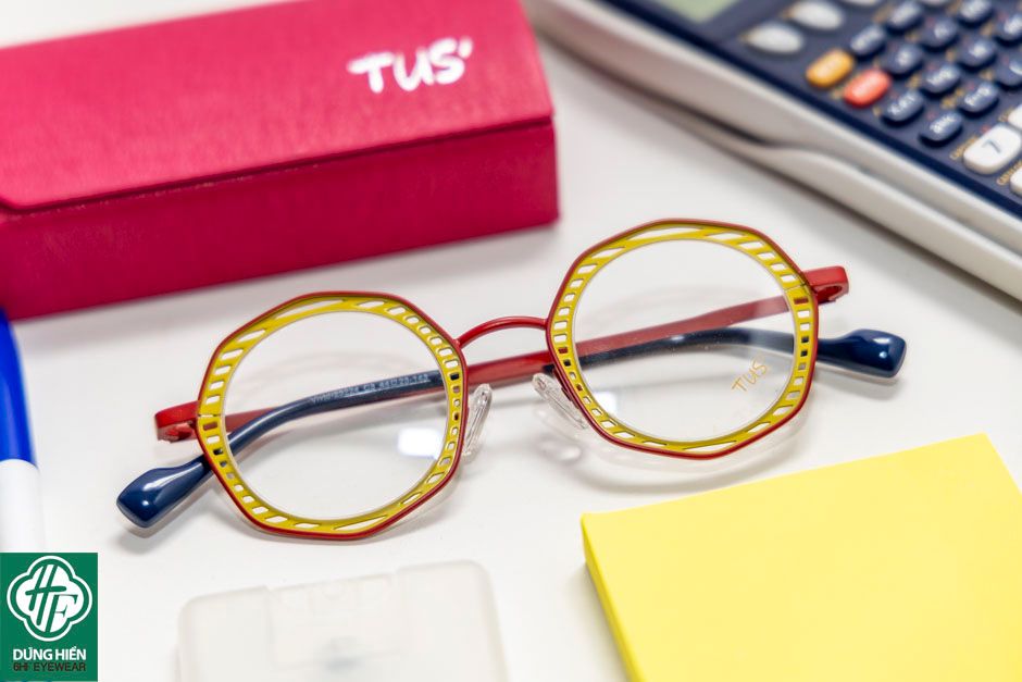  Vivid- 23224 #TUS' Gọng hợp kim hạn chế  rỉ sét - stainless steel  Eyeglasses ( độ lạ - unique) 