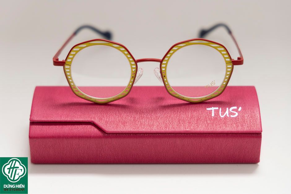  Vivid- 23224 #TUS' Gọng hợp kim hạn chế  rỉ sét - stainless steel  Eyeglasses ( độ lạ - unique) 
