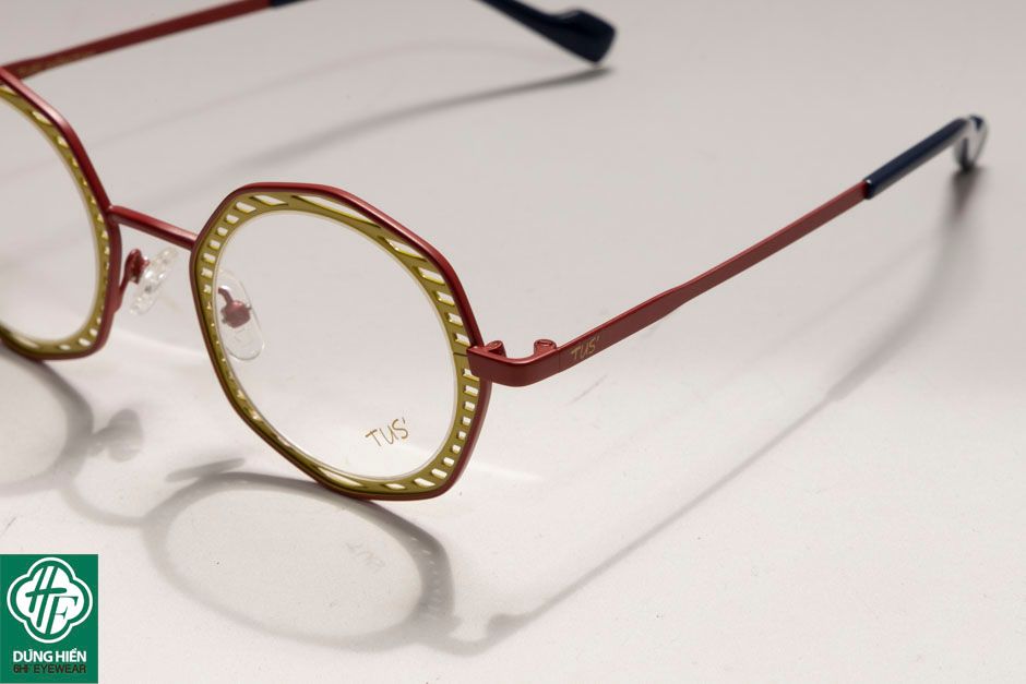  Vivid- 23224 #TUS' Gọng hợp kim hạn chế  rỉ sét - stainless steel  Eyeglasses ( độ lạ - unique) 