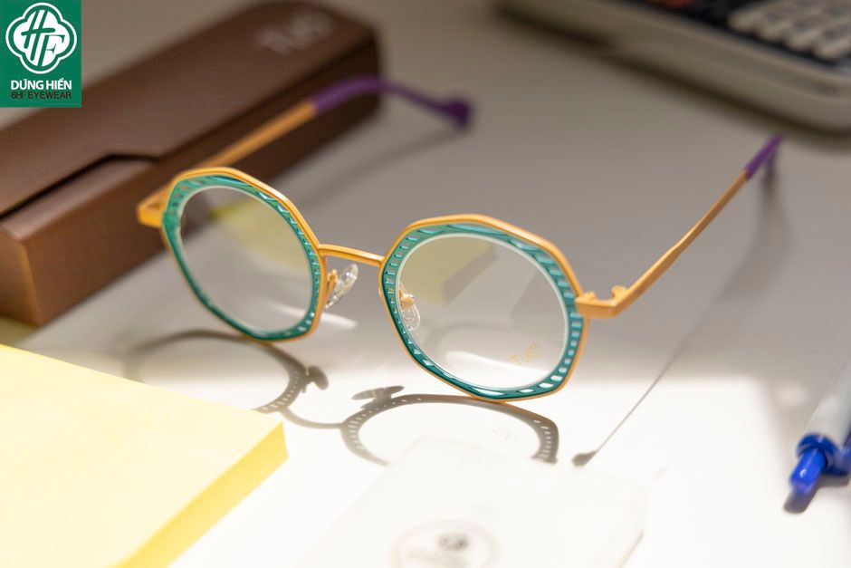  Vivid- 23224 #TUS' Gọng hợp kim hạn chế  rỉ sét - stainless steel  Eyeglasses ( độ lạ - unique) 