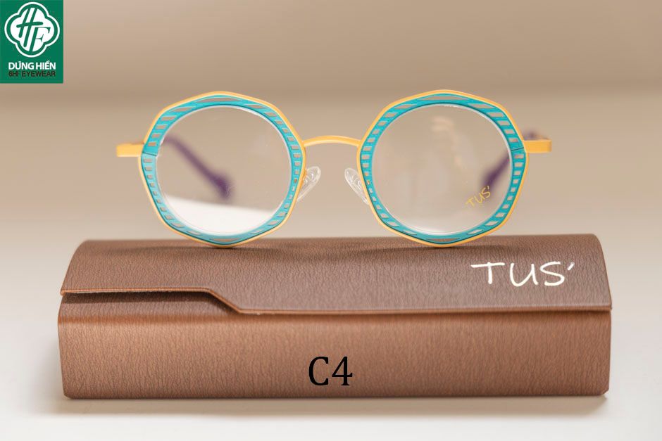  Vivid- 23224 #TUS' Gọng hợp kim hạn chế  rỉ sét - stainless steel  Eyeglasses ( độ lạ - unique) 