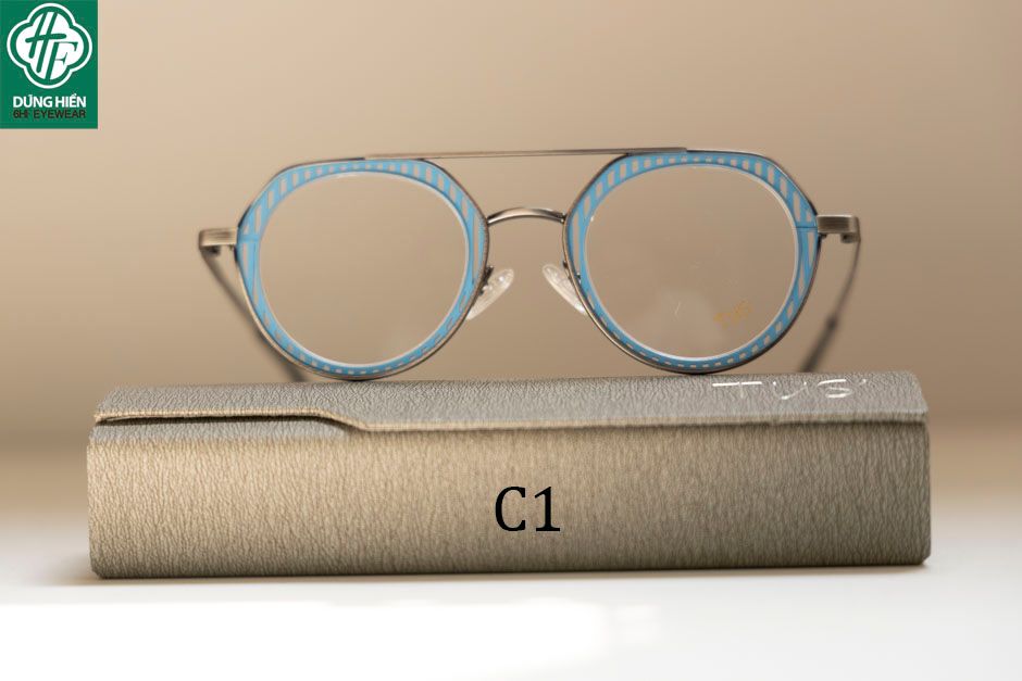  Vivid- 23226 #TUS' Gọng hợp kim hạn chế  rỉ sét - stainless steel  Eyeglasses ( độ lạ - unique) 
