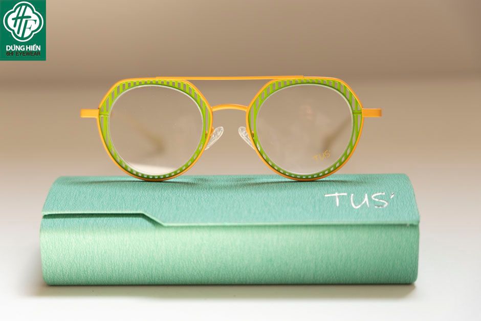  Vivid- 23226 #TUS' Gọng hợp kim hạn chế  rỉ sét - stainless steel  Eyeglasses ( độ lạ - unique) 